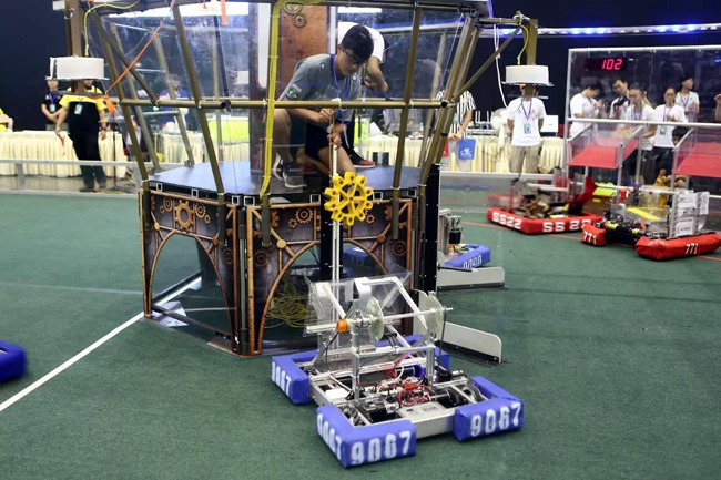 中美(国际)青少年机器人挑战赛落幕 郑州多所学校争金夺银